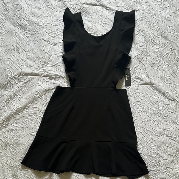 Meshki Dresses & Skirts - Lulus Elegant Black Ruffle Dress